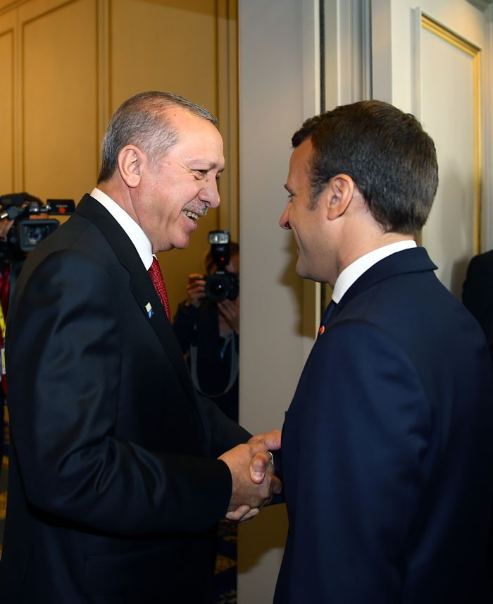 Macron'un Erdoğan'a bakışı sosyal medyada olay oldu! - Resim: 1