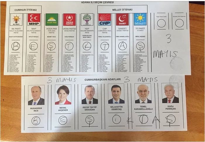 Seçimden en ilginç oy pusulası fotoğrafları! - Resim: 2