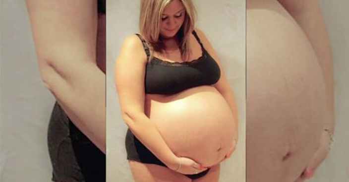 Sizce bu kadın ne kadarlık hamile gerçekler sizi şoke edecek - Resim: 1