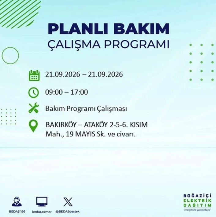 İstanbul iki gün boyunca karanlığa gömülecek! 21-22 Eylül elektrik kesintisi mahalle listesi - Resim: 49