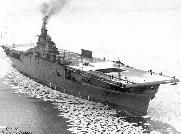 Japonya'nın batırdığı ABD uçak gemisinin enkazı bulundu - Resim: 1