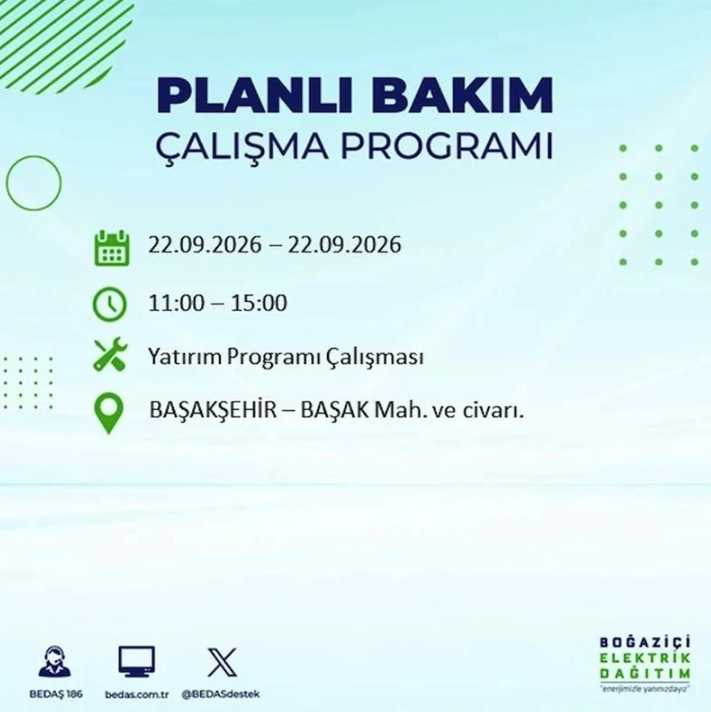 İstanbul iki gün boyunca karanlığa gömülecek! 21-22 Eylül elektrik kesintisi mahalle listesi - Resim: 67