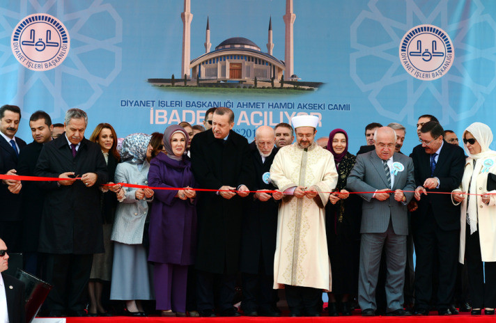 Erdoğan ilklerin camisini açtı - Resim: 1