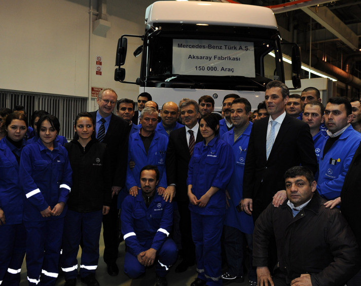 Gül kamyonla poz verdi - Resim: 4