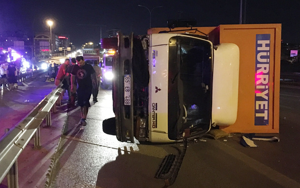 Maltepe'de zincirleme trafik kazası: 4 yaralı