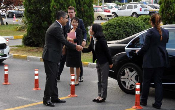 Japonya Prensesi Mikasa Ankara'ya gitti