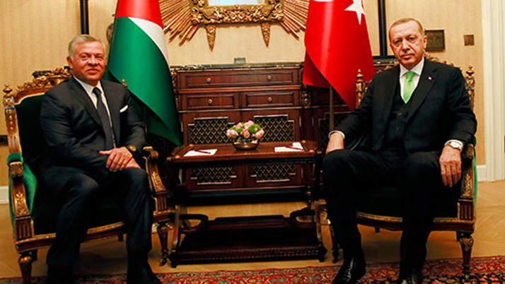 Cumhurbaşkanı Erdoğan, Ürdün Kralı ile bir araya geldi