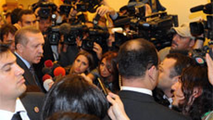 Erdoğan İsrailli parlamenterle atıştı