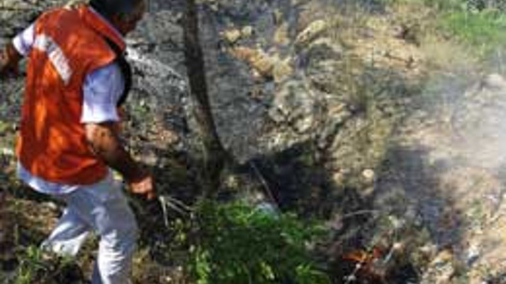 Erzincan'da korkutan yangın