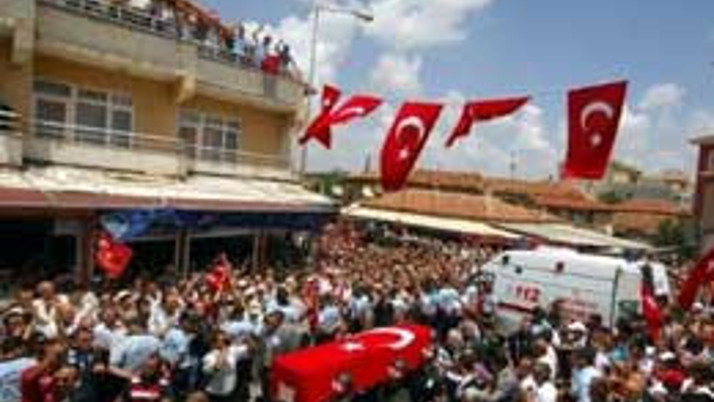 Keşan şehidini dualarla uğurladı