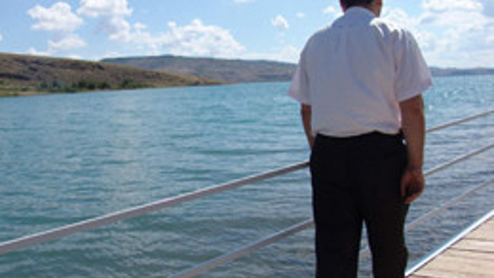 Kayserililer su üstünde yürüyecek