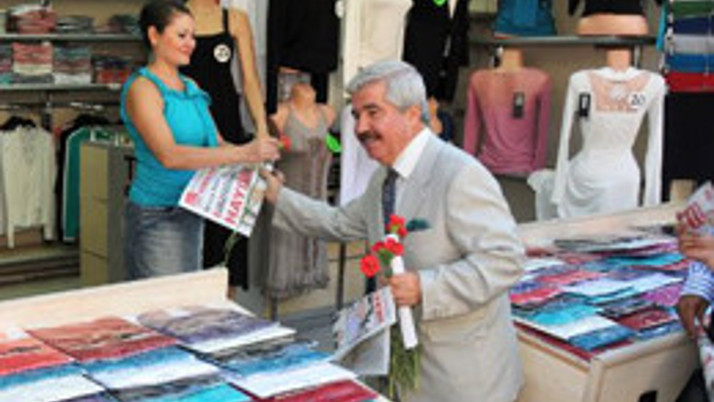 Meclis Başkanı 'Hayır' için yollarda