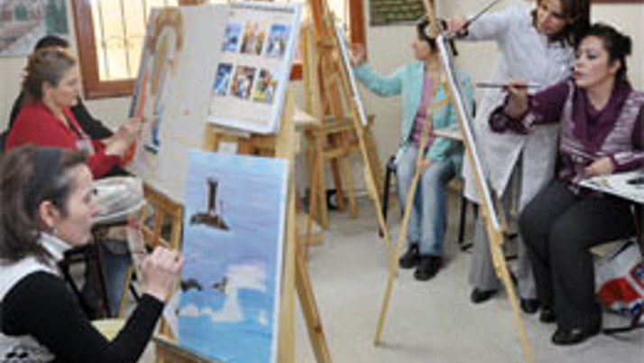 Meslek edindirme kurslarına büyük ilgi