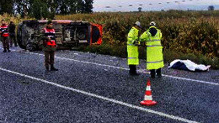 Kırklareli'de trafik kazası: 1 ölü