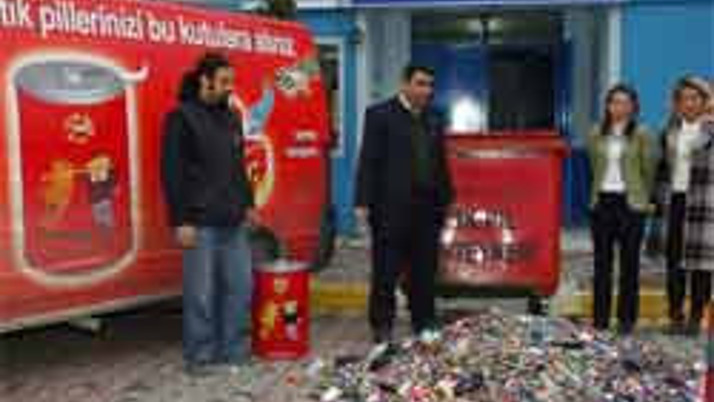 Atık piller toplanıyor