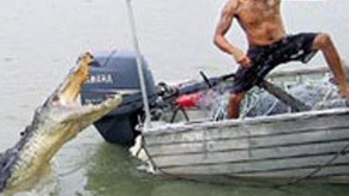 Timsahla şaka olmaz