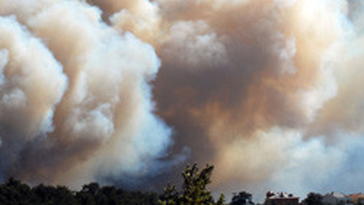 Çanakkale cayır cayır yandı