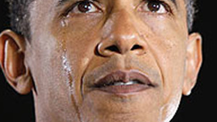 En güçlü aday Obama ağladı!