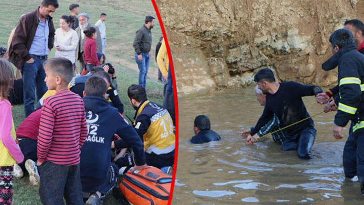 Hakkari'de gölete giren amca çocukları boğuldu