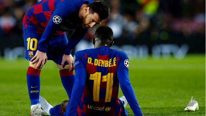Barcelona, müzmin sakat Dembele'yi gönderiyor