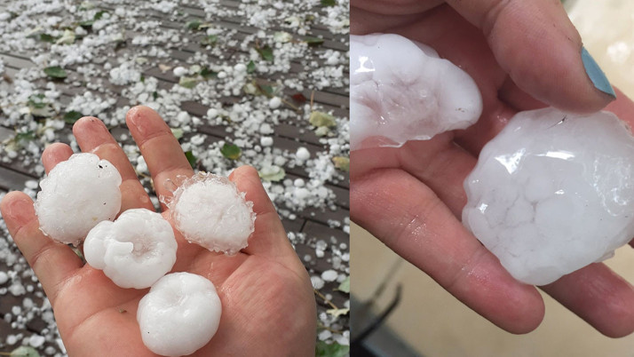 Isparta'da dolu yağışı üreticileri 100 milyon lira zarara uğrattı