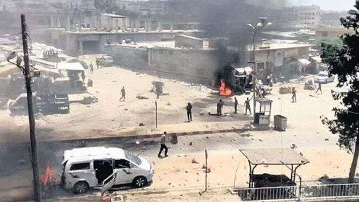 Afrin'de bombalı saldırı: 1 ölü, 3 yaralı