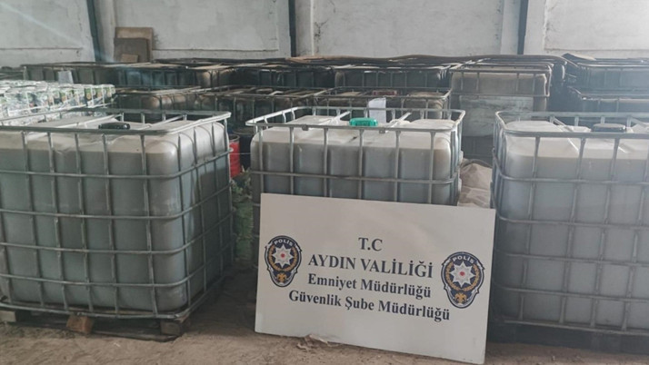3 bin 850 litre tağşiş zeytinyağı ele geçirildi
