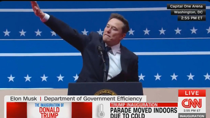 Elon Musk'ın hareketi Nazi selamına benzetildi sosyal medyada tartışma konusu oldu