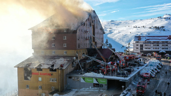 Cumhurbaşkanı Erdoğan'dan Kartalkaya'daki otel yangınında hayatını kaybedenler için taziye mesajı
