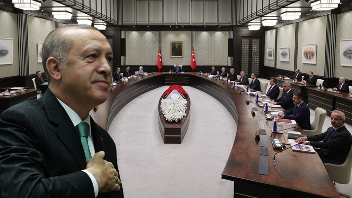 Kabine değişimi kulisi Erdoğan bakanlarla görüşüp teşekkür etti