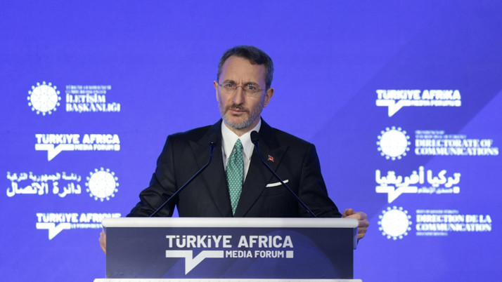 İletişim Başkanı Fahrettin Altun, Türkiye-Afrika Medya Forumu'nda konuştu
