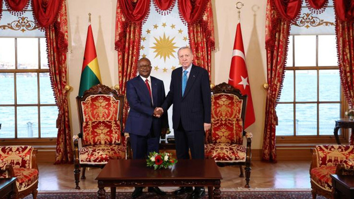 Cumhurbaşkanı Erdoğan, Gine Bissau Devlet Başkanı Embalo'yla görüştü