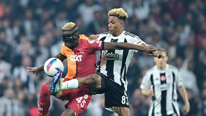 Beşiktaş sahasında Galatasaray'ı 2-1 mağlup etti