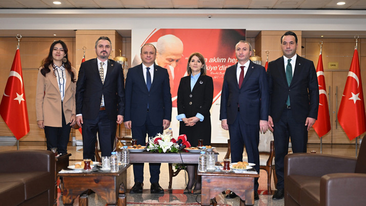 MHP Genel Merkezi'nde siyasi partiler arası bayramlaşma