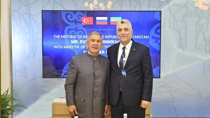 Bakan Bolat, Tataristan Cumhurbaşkanı Minnihanov ile görüştü