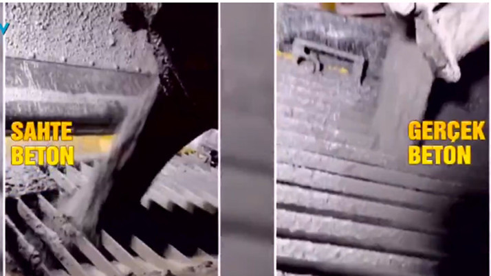 İstanbul'da 13 katlı bina için dökülen hazır beton hileli çıktı