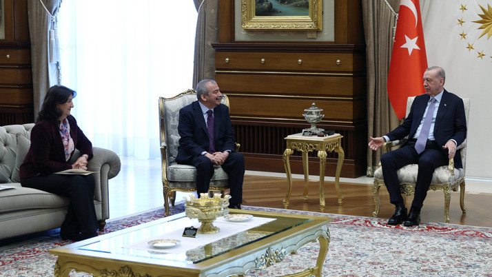 Cumhurbaşkanı Erdoğan-DEM heyeti görüşmesi  Beştepe'de görüşecek