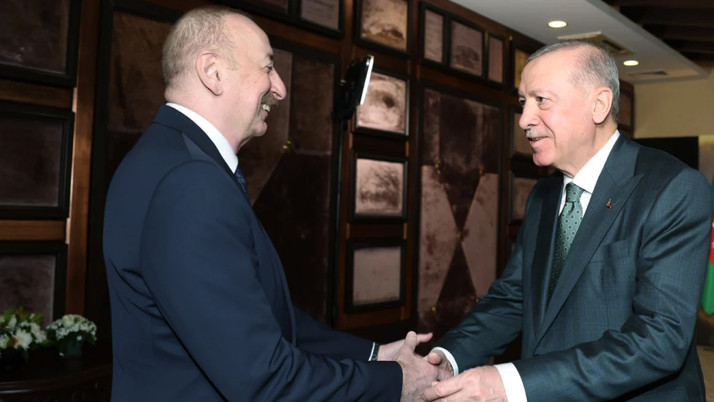 Erdoğan, Azerbaycan Cumhurbaşkanı Aliyev ile görüştü