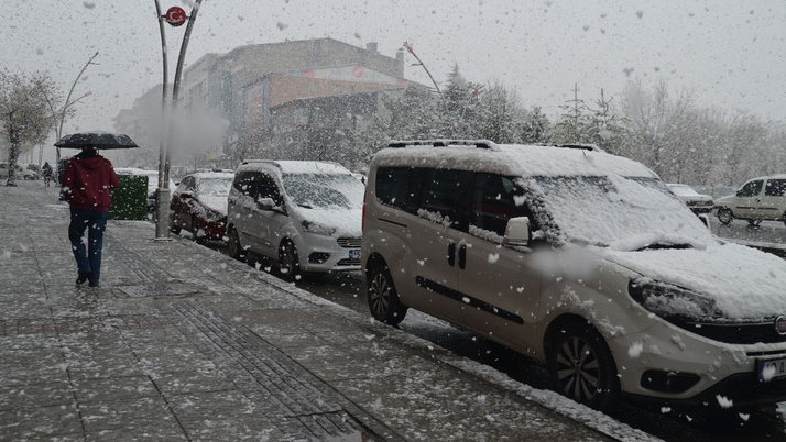 Muş ve Bitlis'te kar yağışı etkili oldu