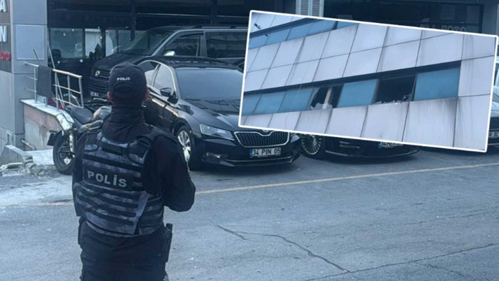 Bağcılar'da oto galeriye el yapımı patlayıcı atıldı