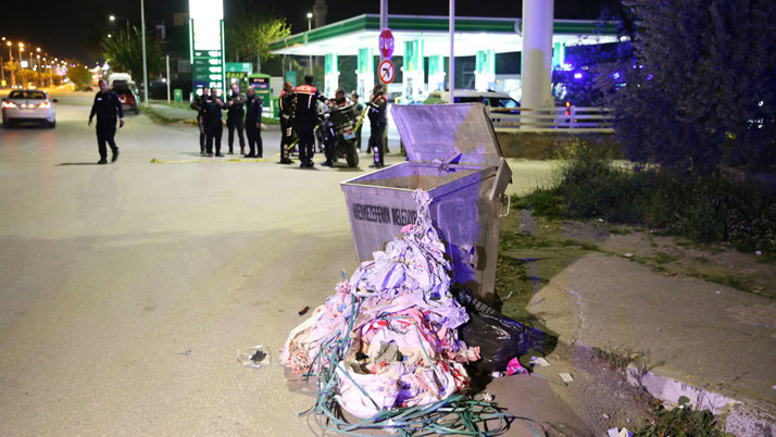 Denizli'de çöp konteynerinde bebek cesedi bulundu
