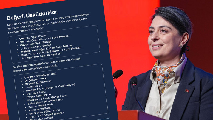 İstanbul Üsküdar'da gece buralar açık Sinem Dedetaş yiyecek içecek de var diyor