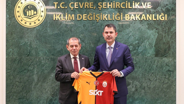 Bakan Murat Kurum, Dursun Özbek'i kabul etti