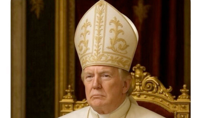 ABD Başkanı Trump, kendisini Papa olarak gösteren fotoğraf paylaştı