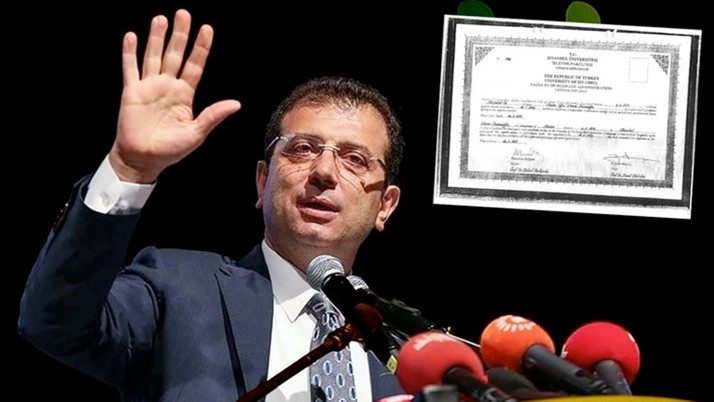 Ekrem İmamoğlu'nun diplomasını sildiler yüksek lisans diplomasını unuttular