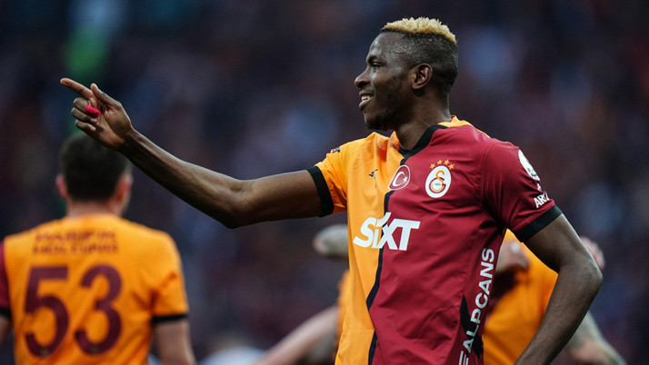 Galatasaray'da Victor Osimhen, Türkiye'de mutlu olduğunu açıkladı