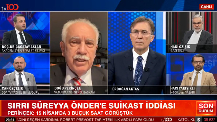 Doğu Perinçek Sırrı Süreyya Önder ile yaptığı görüşmenin detaylarını açıkladı