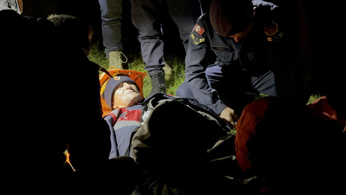 Bolu'da kaybolan yaşlı adam 15 saat sonra bulundu