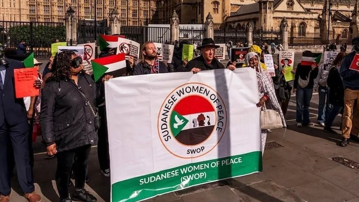 Londra’da Sudan Ordusunun kimyasal silah kullanması protesto edildi