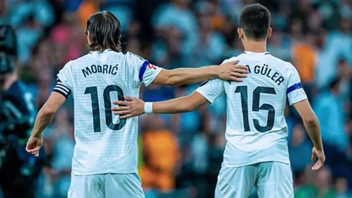 Arda Güler'den Modric'e duygusal veda